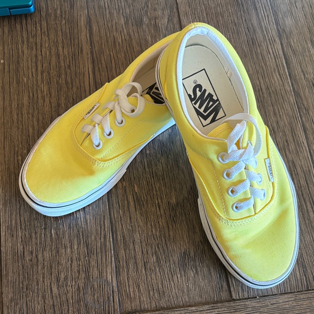 Vans Bright Yellow Canvas Shoes